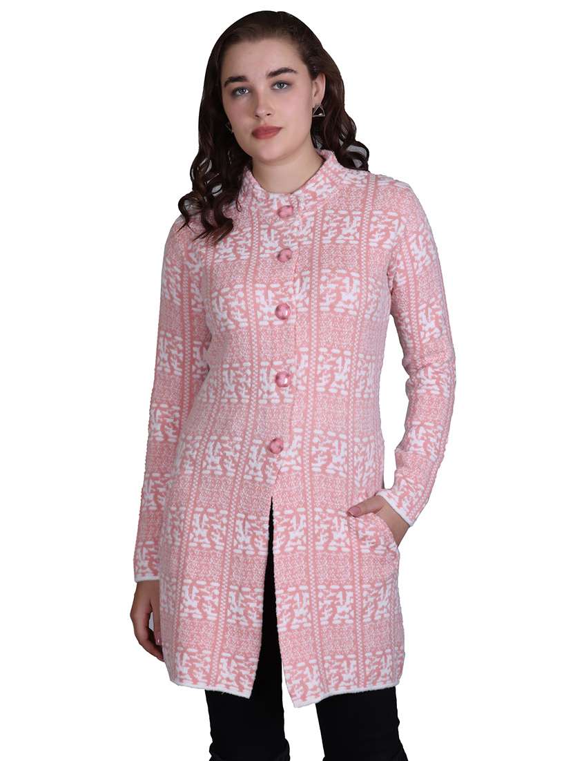women self design long line coatigan - 21711912 -  Zoom Image - 0
