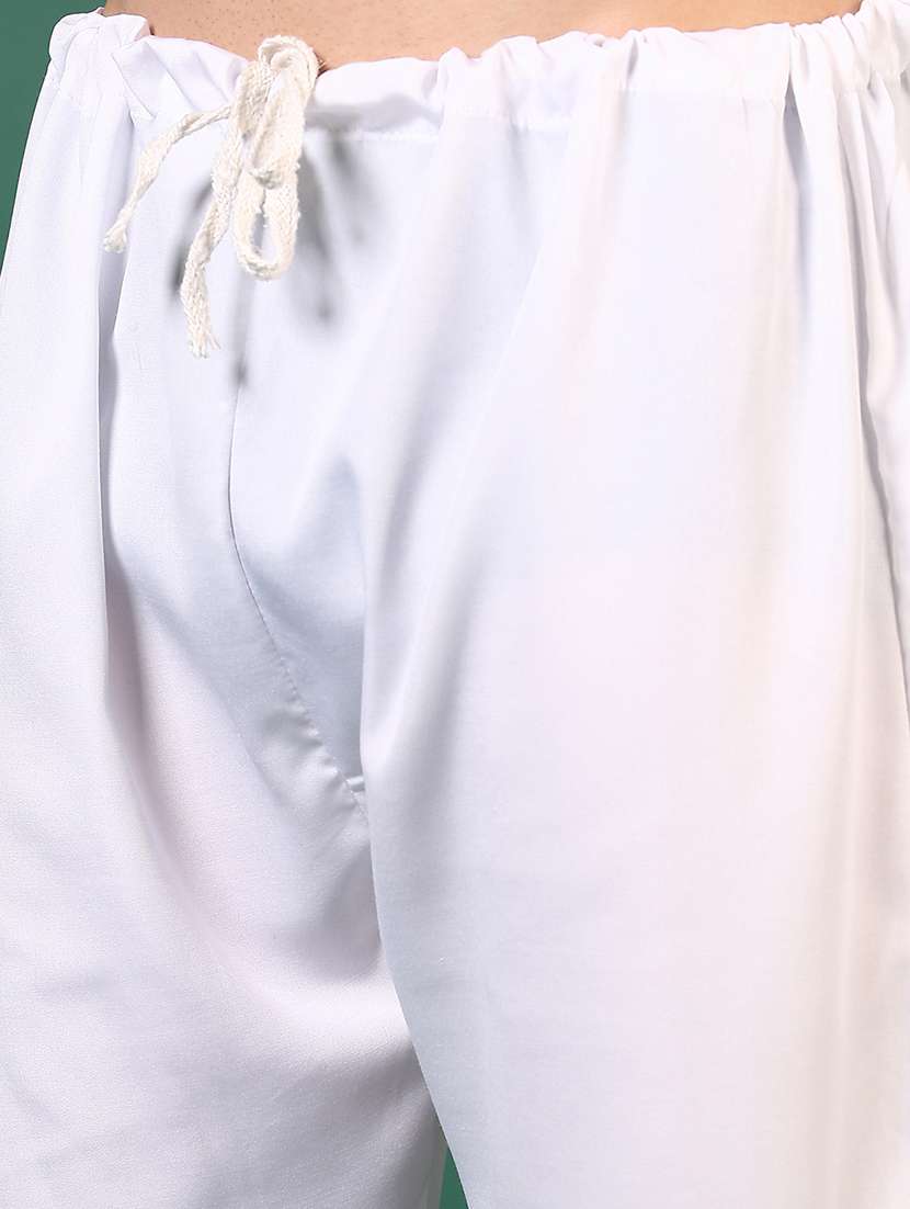 men mandarin neck kurta pyjama ethnic wear set - 21712031 -  Standard Image - 5