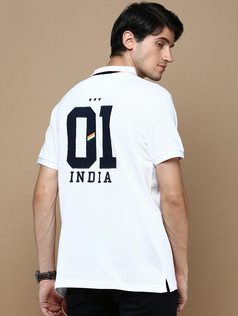 men printed short sleeves polo t-shirt - 21712293 - Standard Image - 3