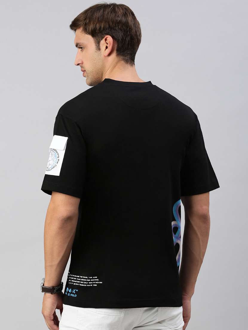 men printed short sleeves t-shirt - 21712298 - Standard Image - 3