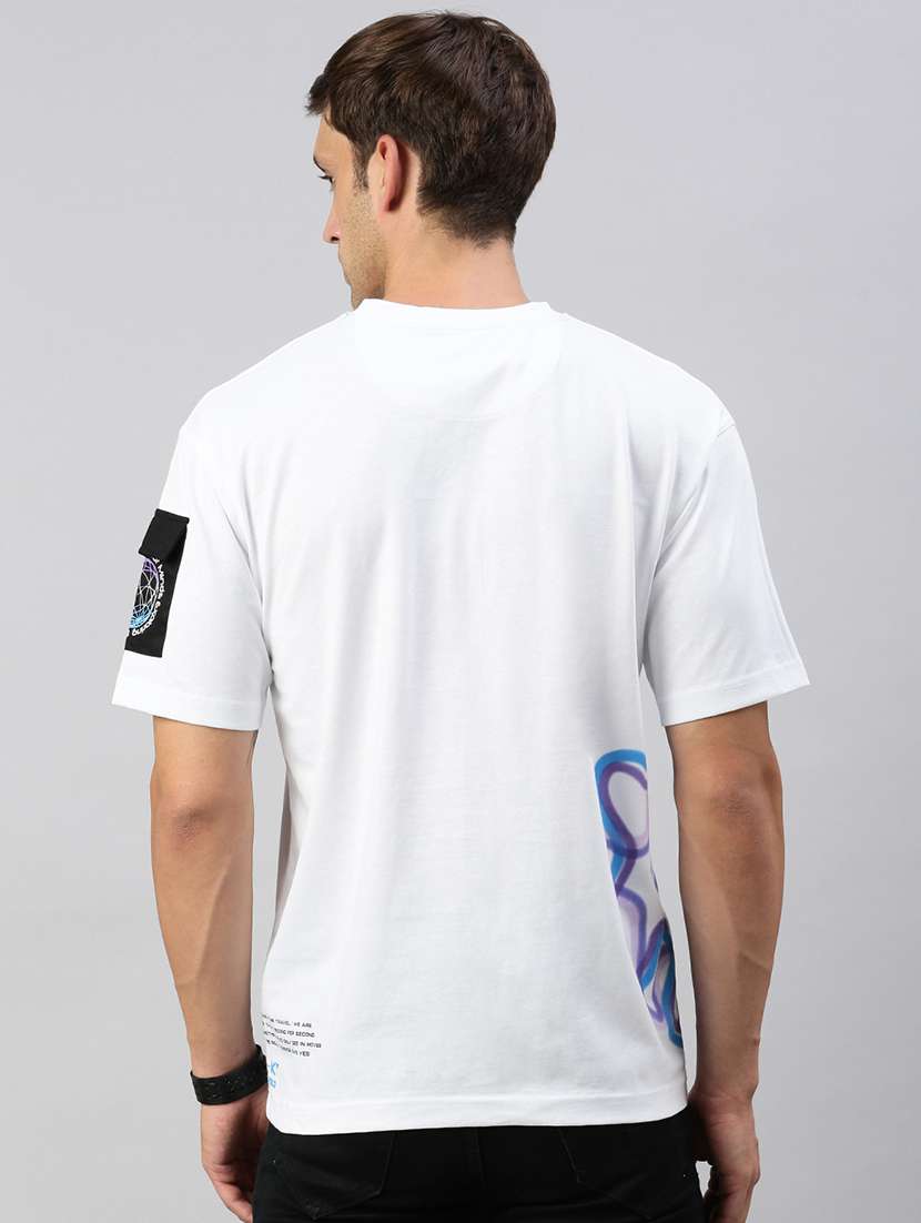 men printed short sleeves t-shirt - 21712299 -  Standard Image - 3