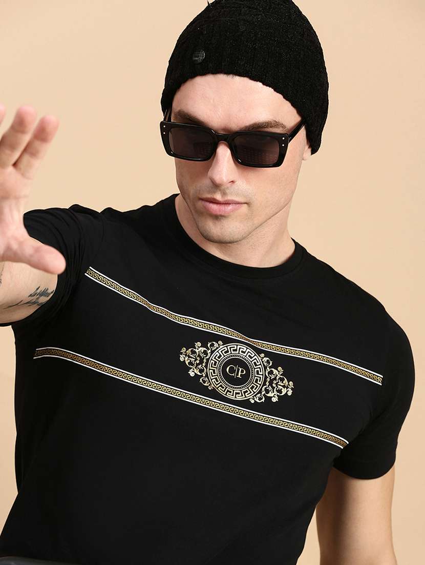 men printed short sleeves t-shirt - 21712317 - Standard Image - 3