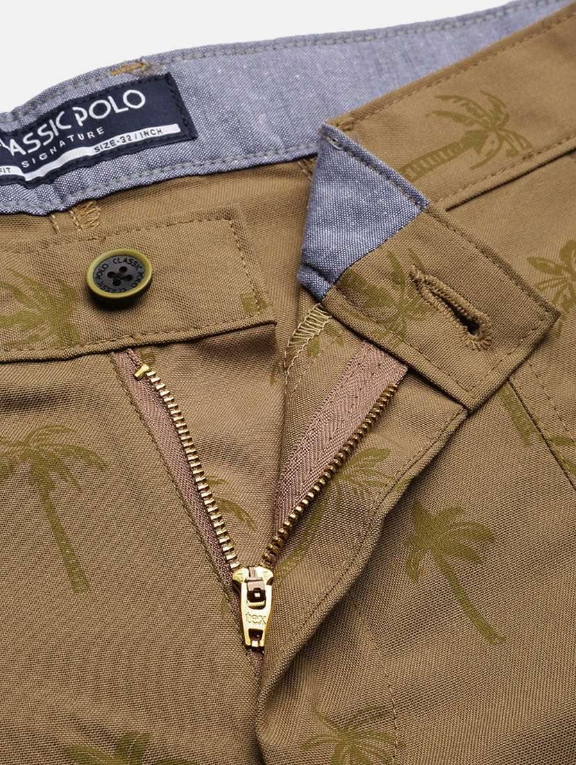 men printed mid rise shorts - 21712337 -  Standard Image - 5