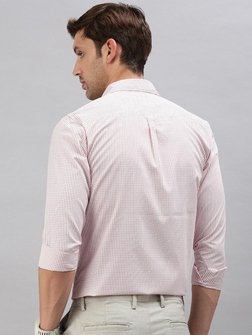 men checkered long sleeve casual shirt - 21712375 - Standard Image - 3