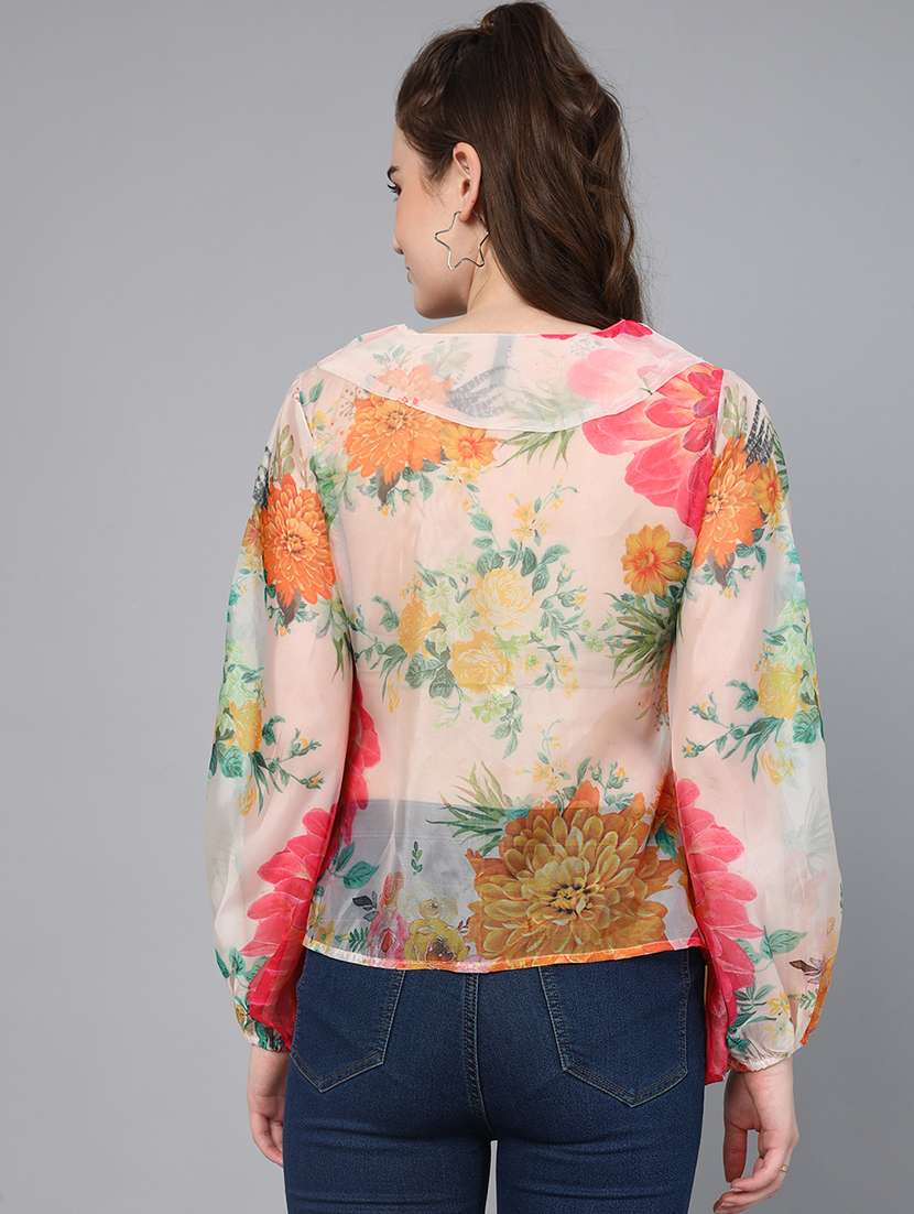 women printed long sleeve shirt - 21712560 -  Standard Image - 3