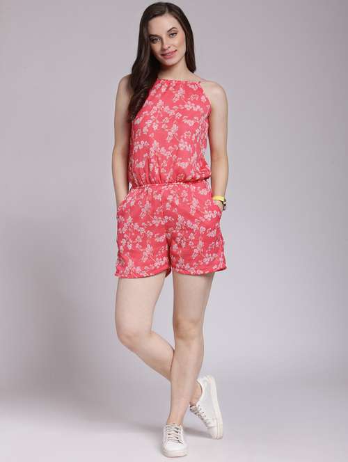 women floral print jumpsuit - 21712593 -  Standard Image - 0