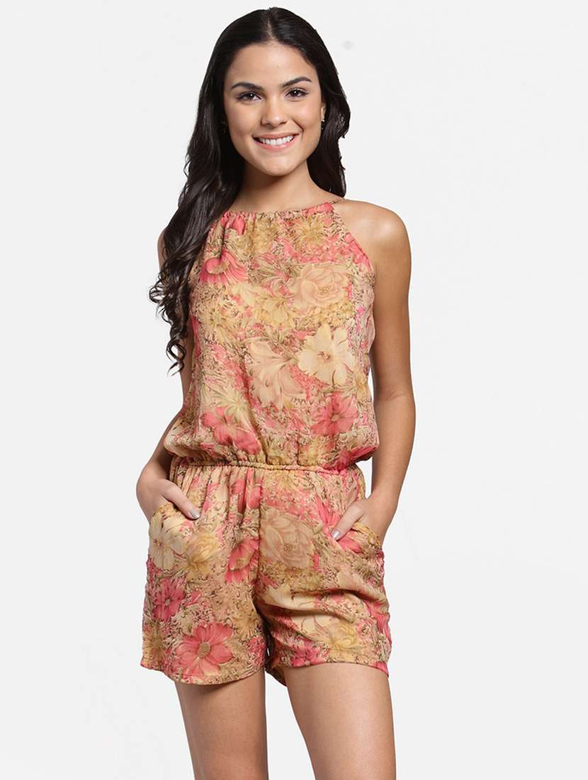 women floral print jumpsuit