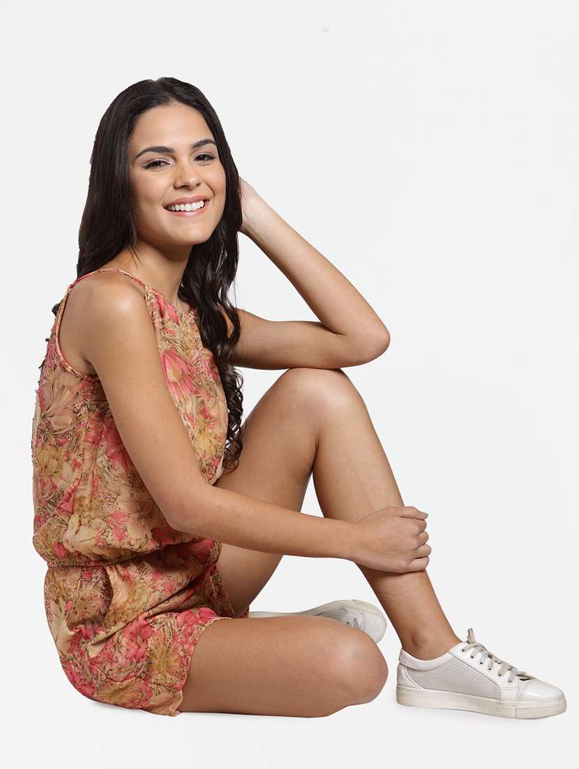 women floral print jumpsuit - 21712595 -  Standard Image - 3