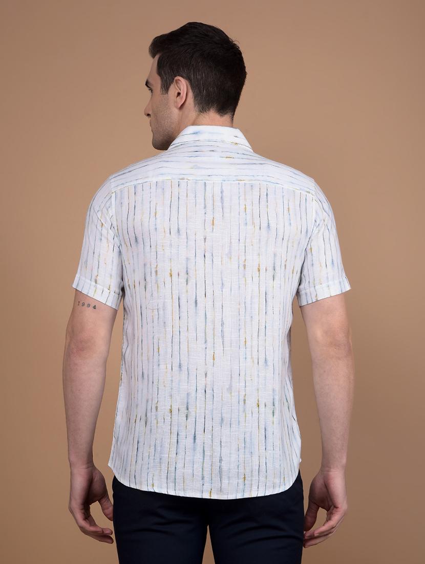 men printed collared casual shirt - 21713344 - Standard Image - 3