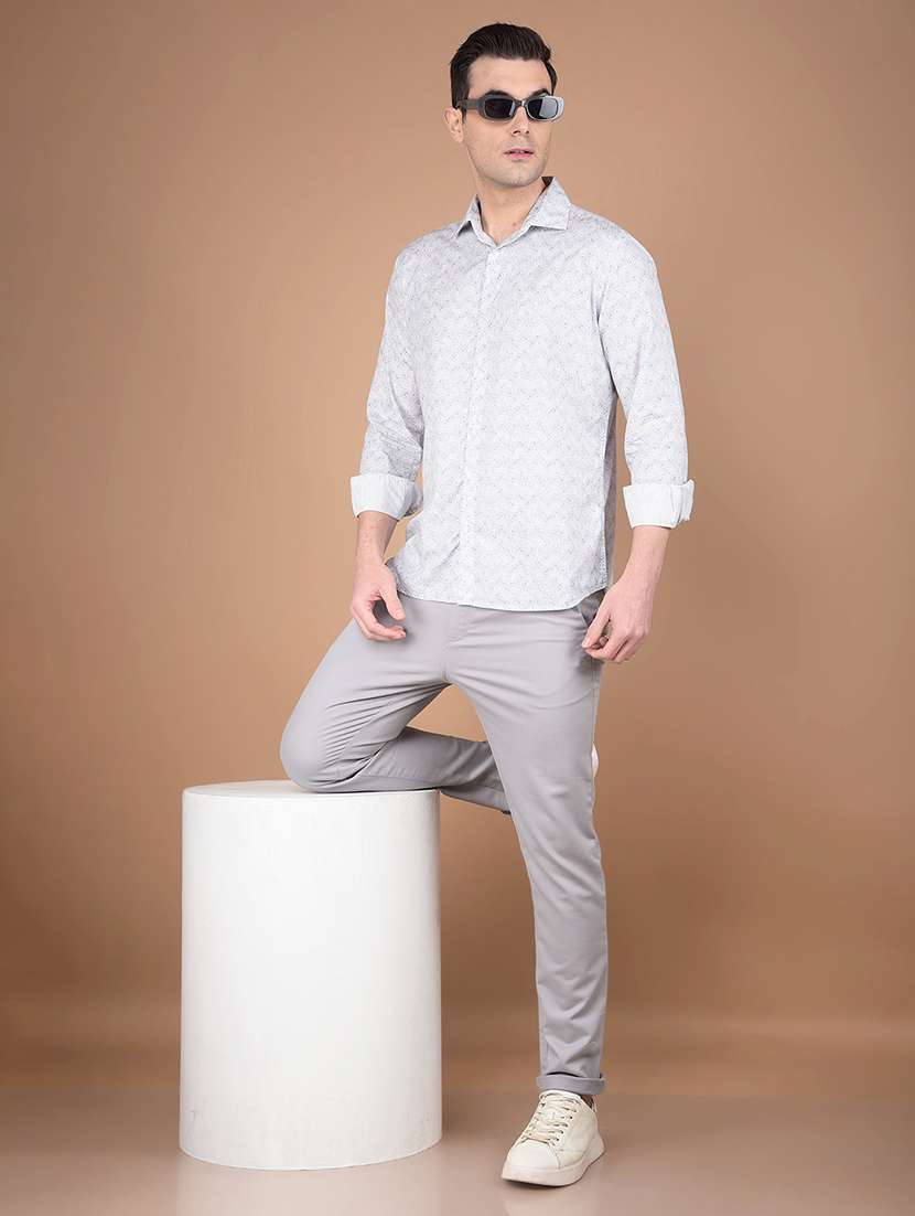 men printed collared casual shirt - 21713379 -  Standard Image - 3