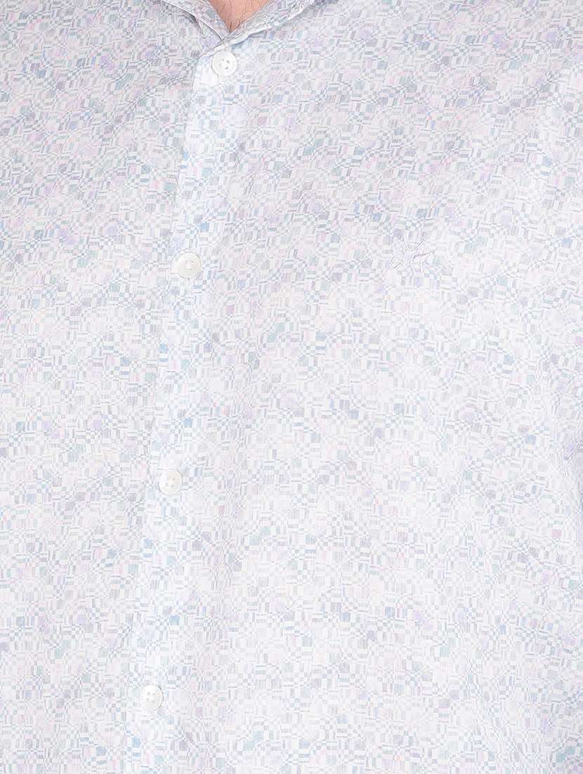men printed collared casual shirt - 21713379 -  Standard Image - 5