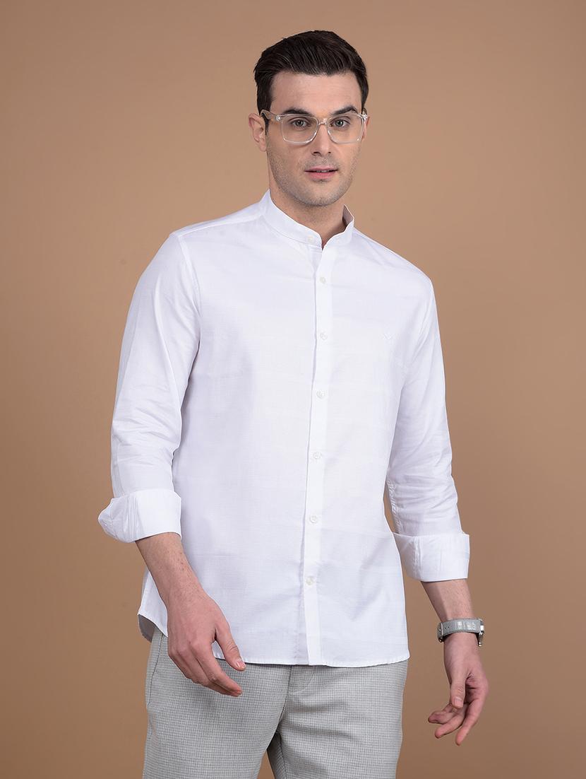 men solid long sleeve casual shirt - 21713392 - Zoom Image - 0