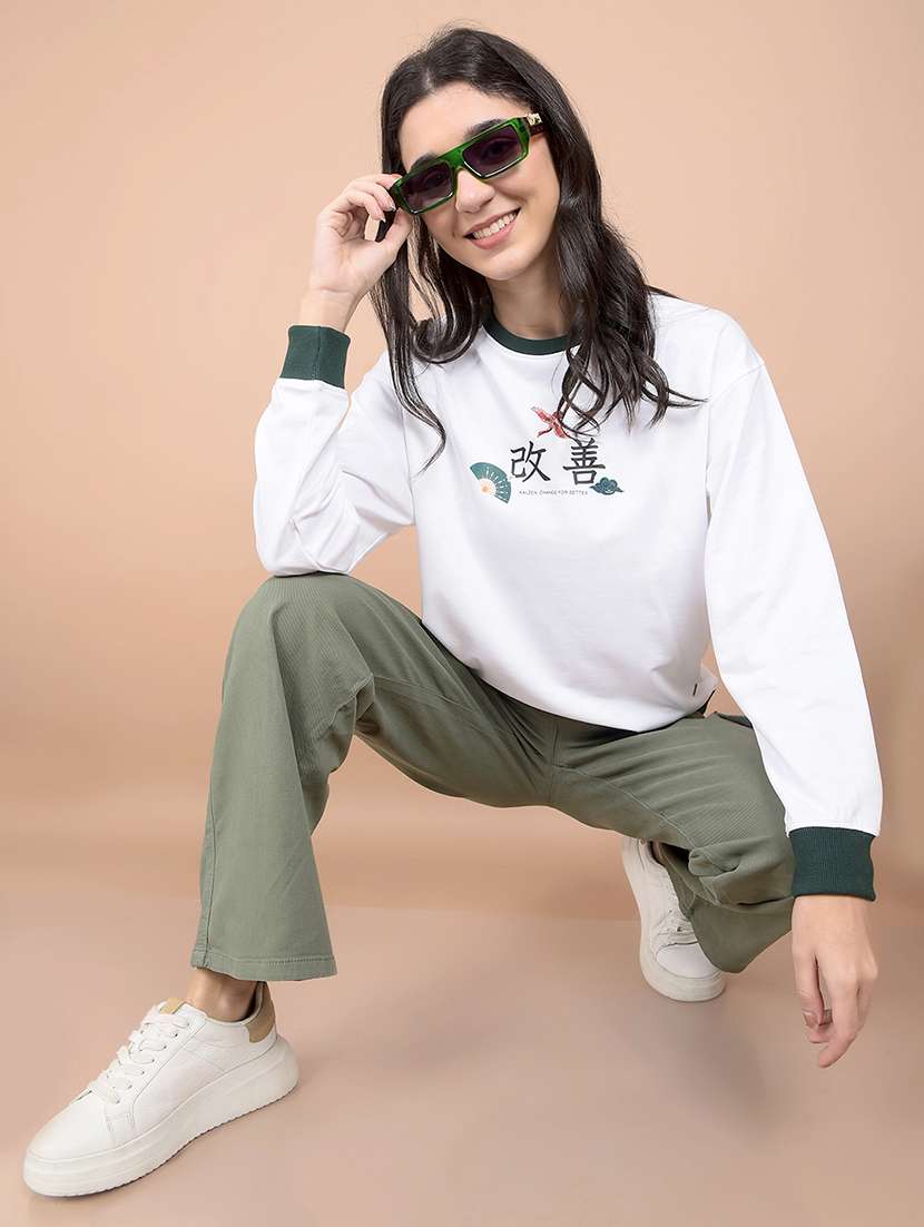 women solid mid rise cargo - 21713451 -  Standard Image - 5