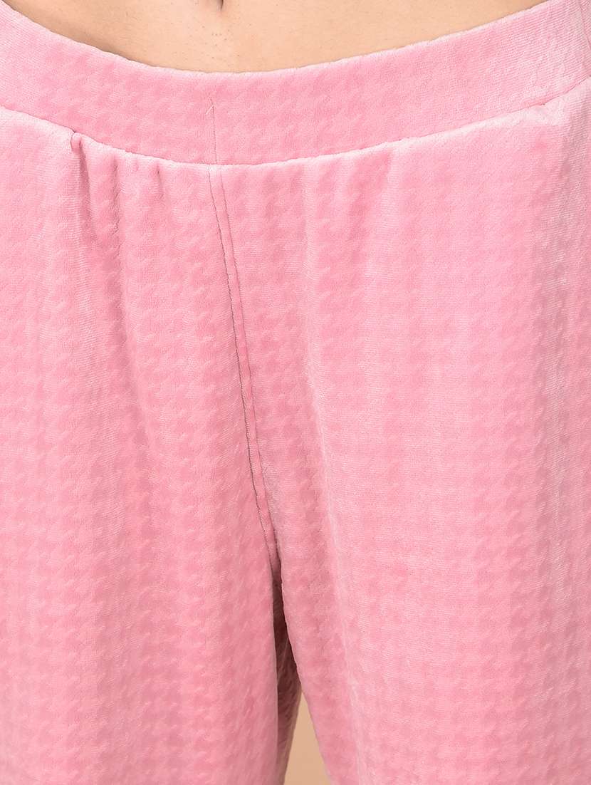 women solid mid rise pajama - 21713452 -  Standard Image - 5