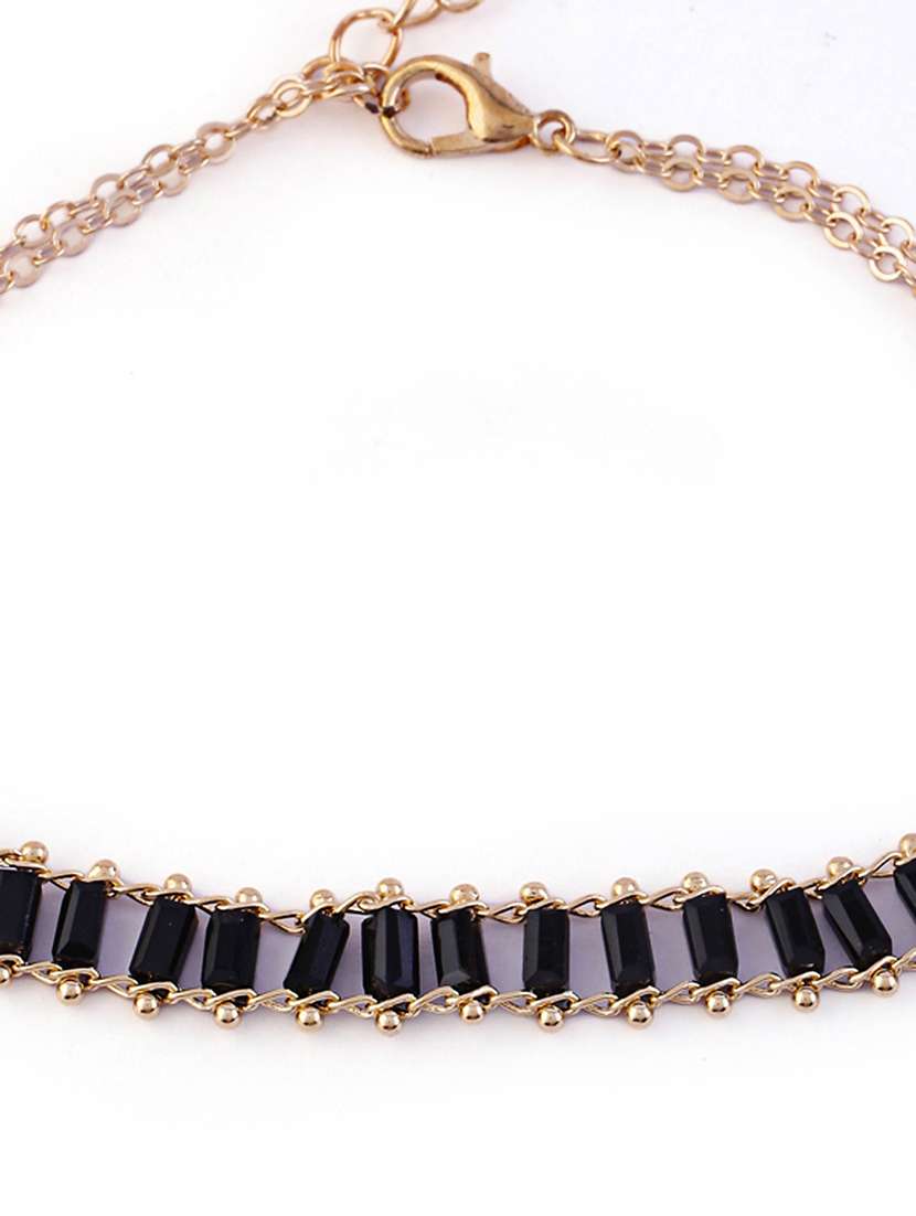 women gold plated anklet - 21713684 -  Standard Image - 3