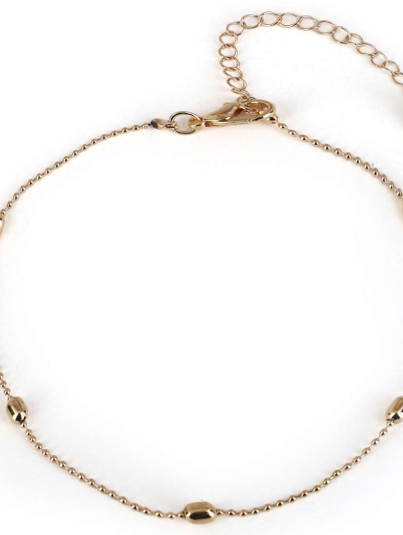 women gold plated anklet ( pack of 2) - 21713686 -  Standard Image - 5