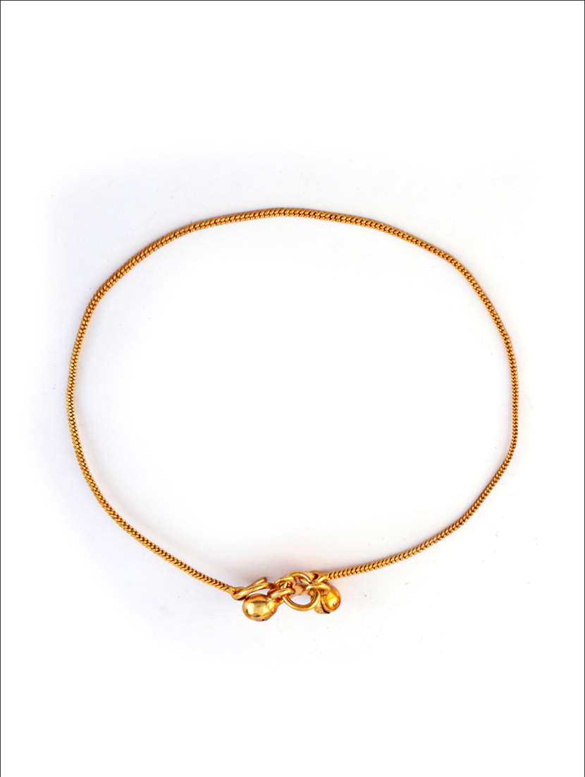 women gold plated anklet ( pack of 2) - 21713687 -  Standard Image - 3