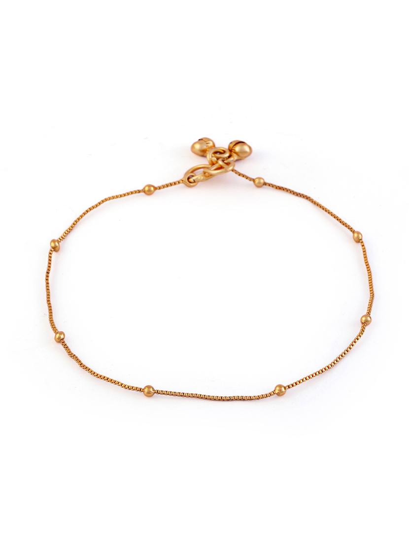 women gold plated anklet ( pack of 2) - 21713688 - Standard Image - 3