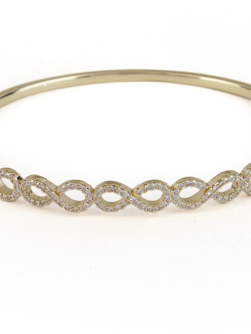 women gold tone embellished bangle - 21713700 - Standard Image - 3