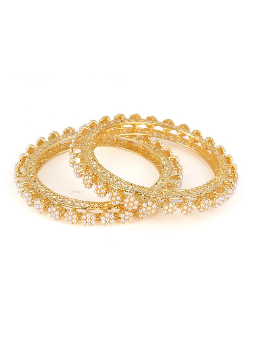 women pack of 2 gold plated bangle - 21713707 - Zoom Image - 0
