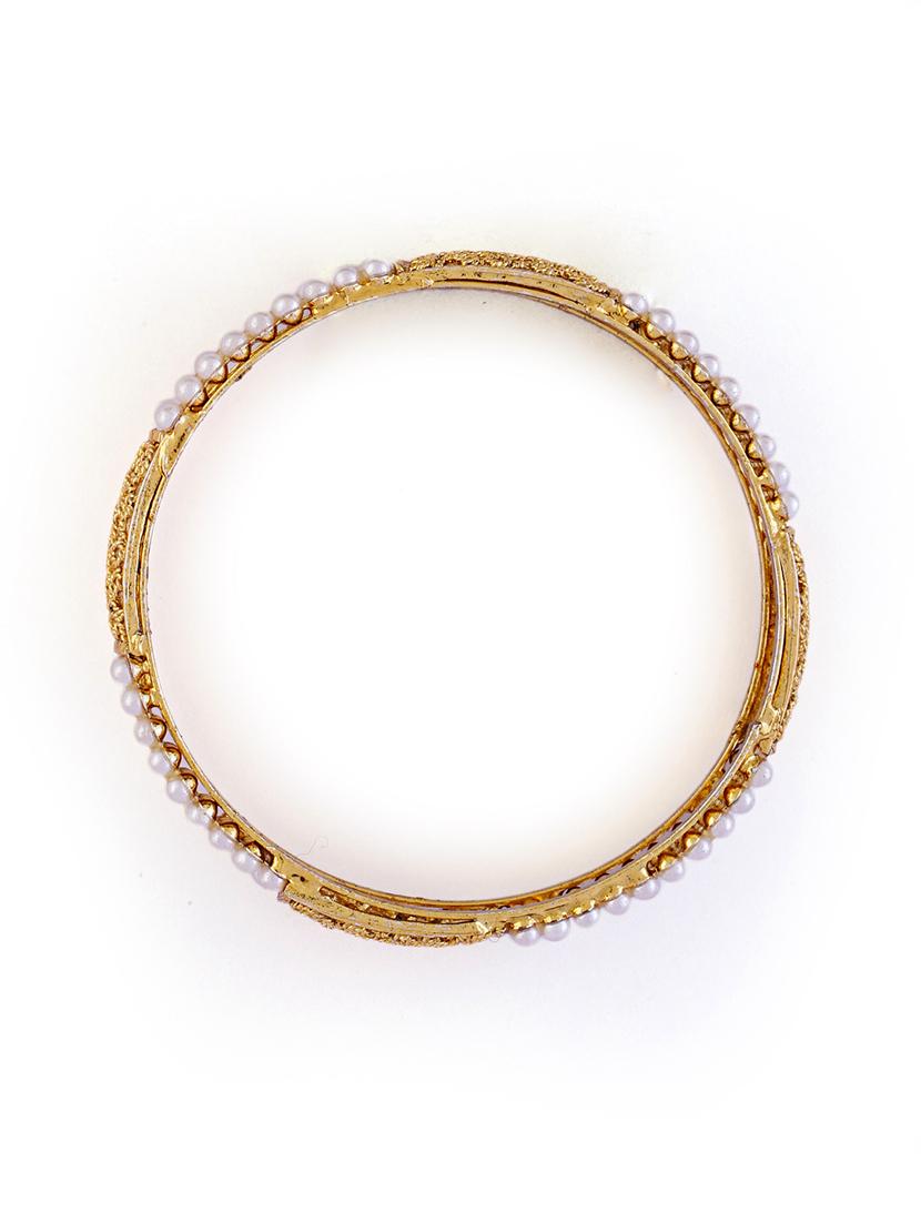 women pack of 2 gold plated bangle - 21713708 - Standard Image - 3