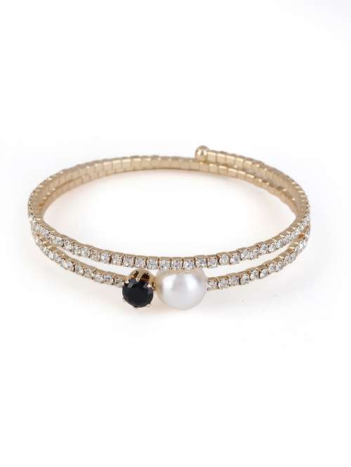 women embellished stone studded bracelet - 21713819 -  Standard Image - 0