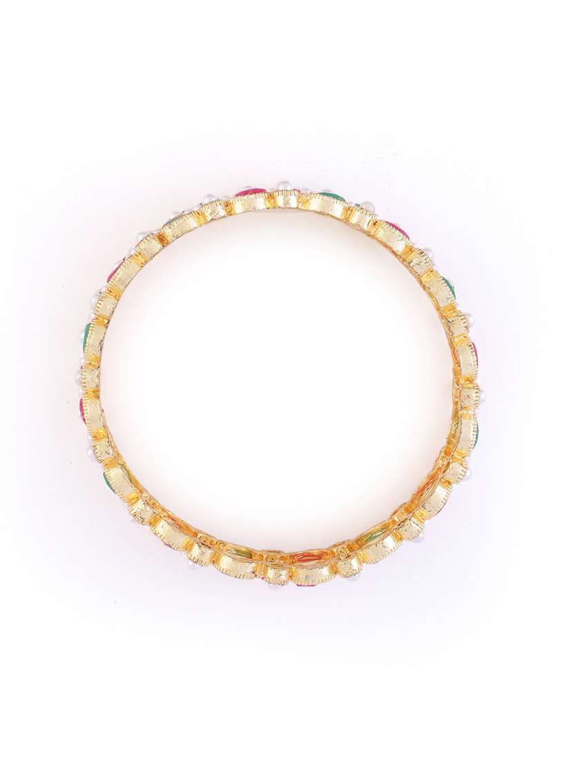 pearl and stone embellished bangle  - 21713831 -  Standard Image - 3