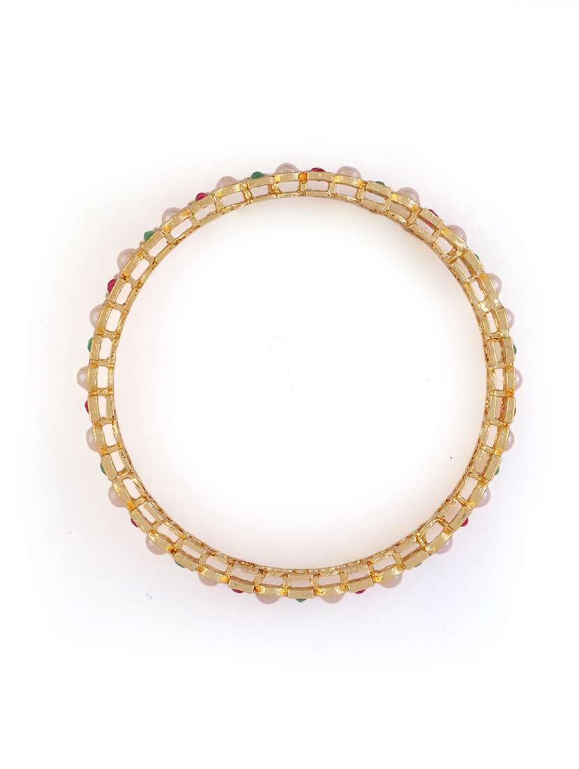 women alloy gold-plated bangle set  (pack of 2) - 21713833 -  Standard Image - 3