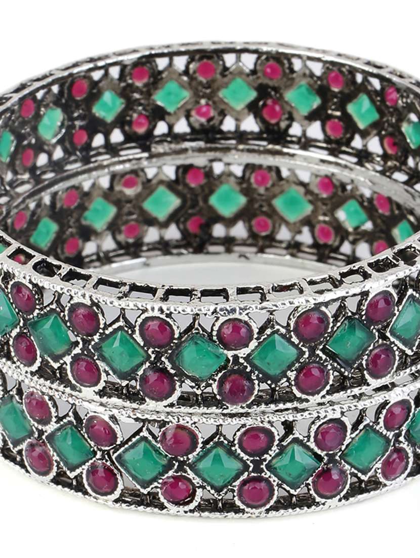 set of two embellished bangles - 21713838 -  Standard Image - 3