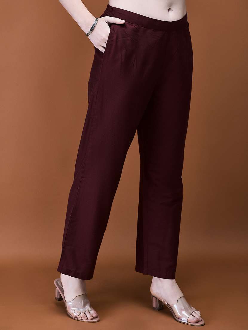 women self design mandarin neck kurta pant set - 21714267 -  Standard Image - 5