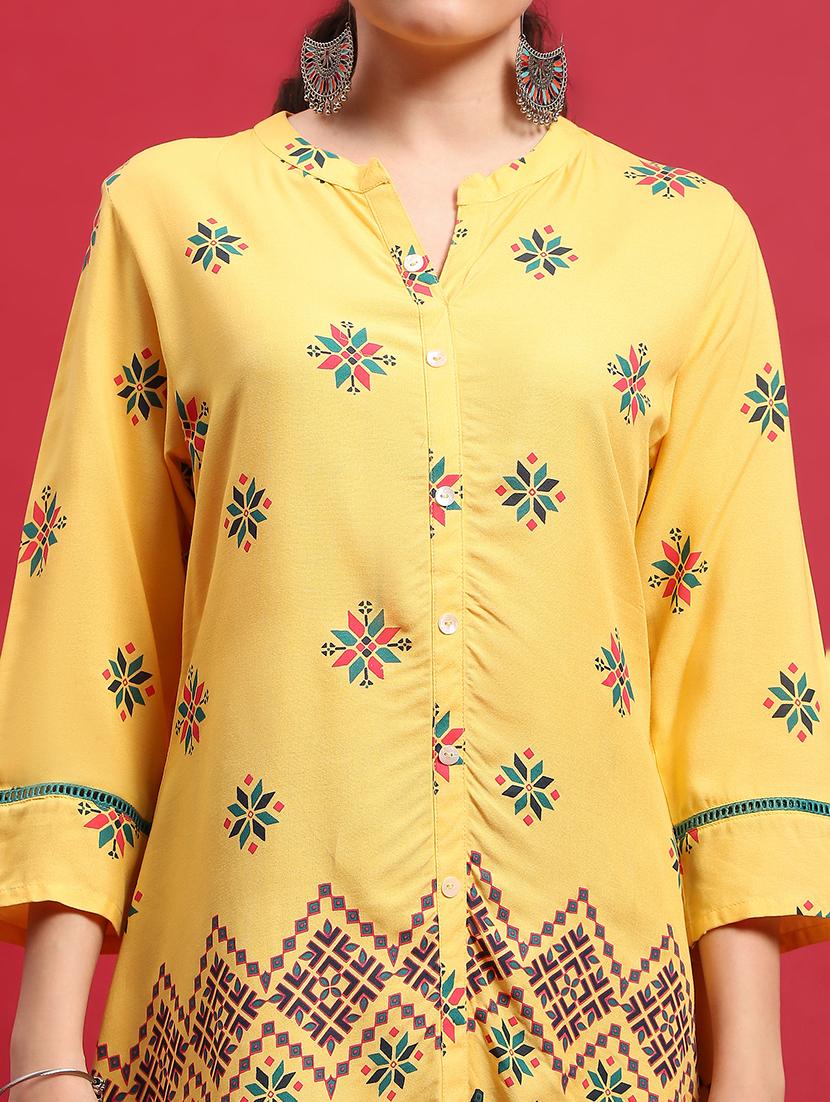 women printed straight kurti - 21714323 - Standard Image - 5