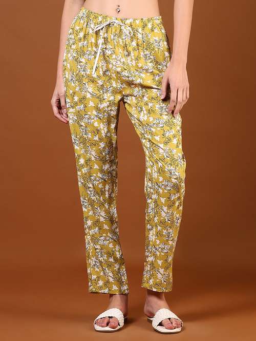 women printed low rise loungewear pajamas - 21715362 -  Standard Image - 0