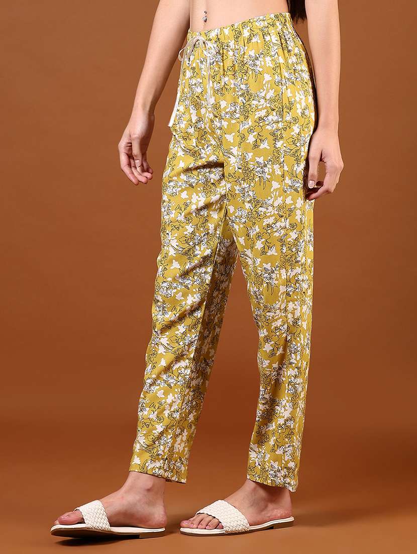 women printed low rise loungewear pajamas - 21715362 -  Standard Image - 3