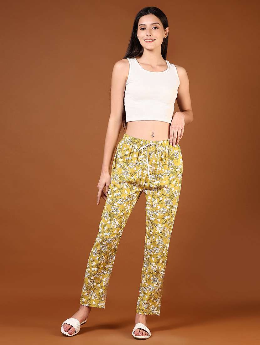women printed low rise loungewear pajamas - 21715362 -  Standard Image - 5