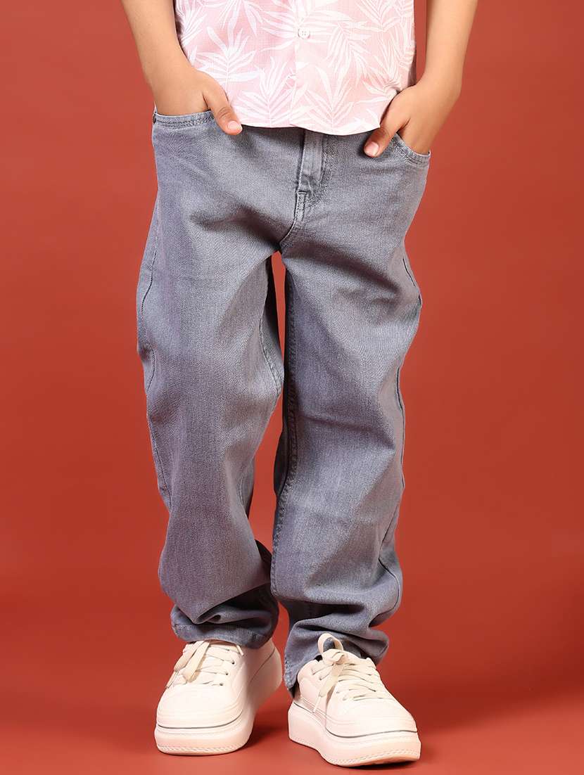 boys solid mid rise relaxed fit jean - 21715369 -  Standard Image - 3