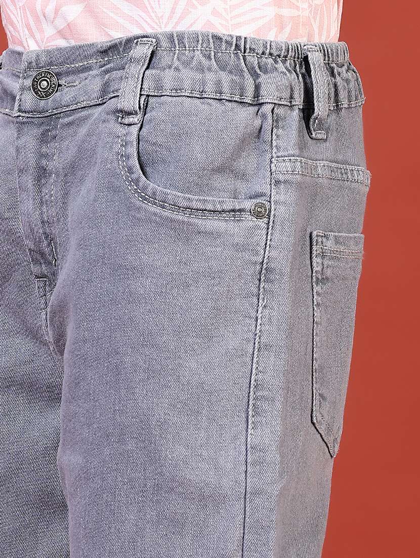 boys solid mid rise relaxed fit jean - 21715369 -  Standard Image - 5