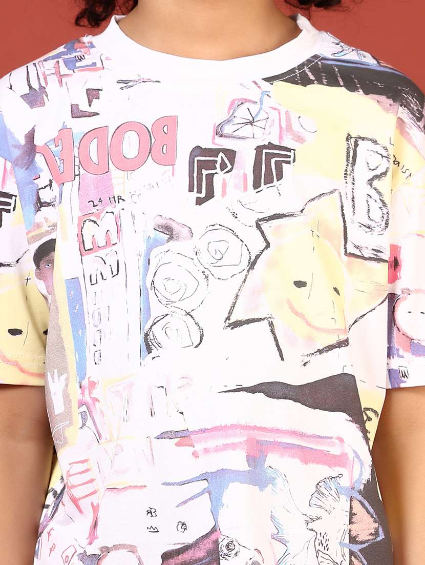 boys printed short sleeve regular fit t-shirt - 21715433 -  Standard Image - 5