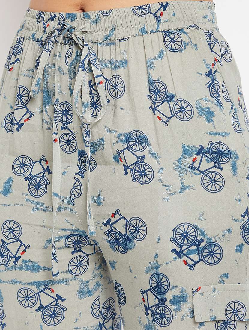 women printed top and trouser co-ord set - 21716031 -  Standard Image - 5