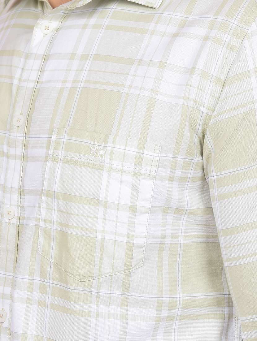 Men Long Sleeves Checkered Casual Shirt - 21716292 -  Standard Image - 5
