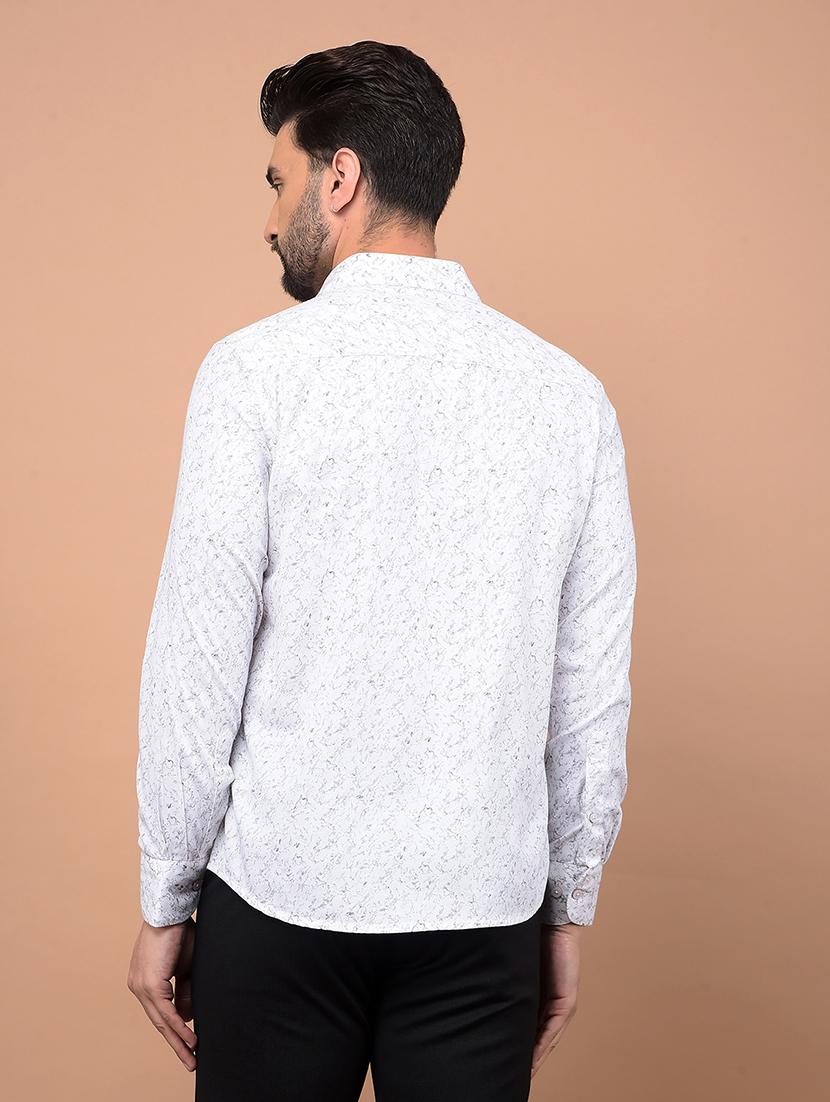 men long sleeves printed casual shirt - 21716309 - Standard Image - 3