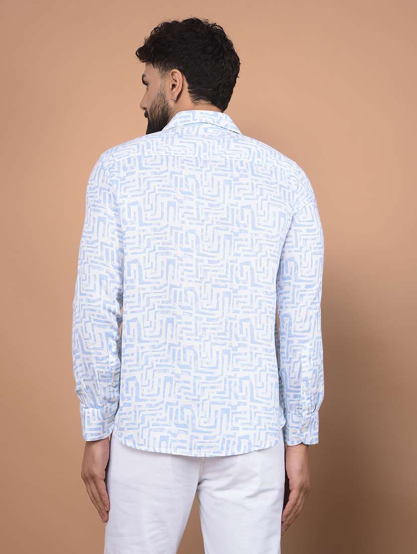 Men Long Sleeves Printed Casual Shirt - 21716316 -  Standard Image - 3
