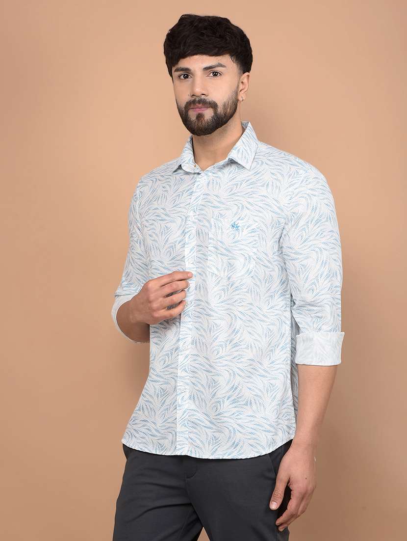 men long sleeves checkered casual shirt