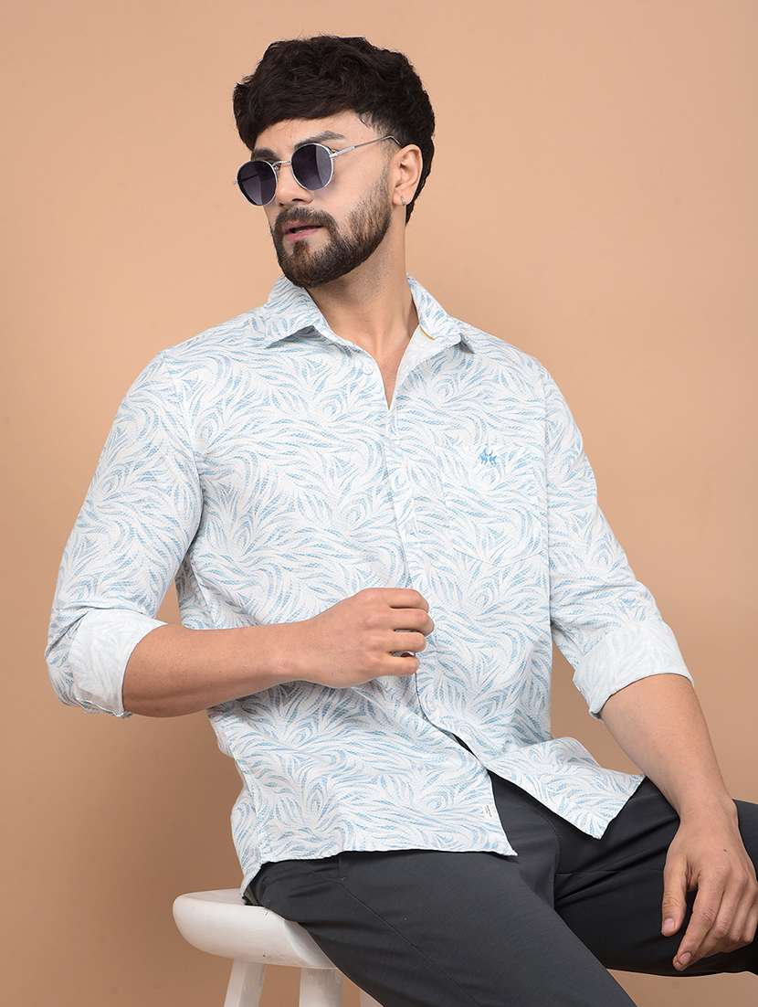 men long sleeves checkered casual shirt - 21716317 -  Standard Image - 3