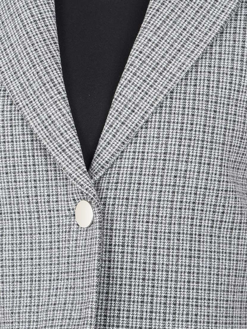 women self design blazer and trousers co-ord set - 21716357 -  Standard Image - 5