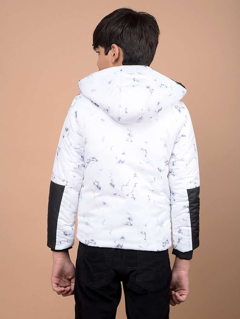 boys long sleeves color block quilted jacket - 21716451 -  Standard Image - 3