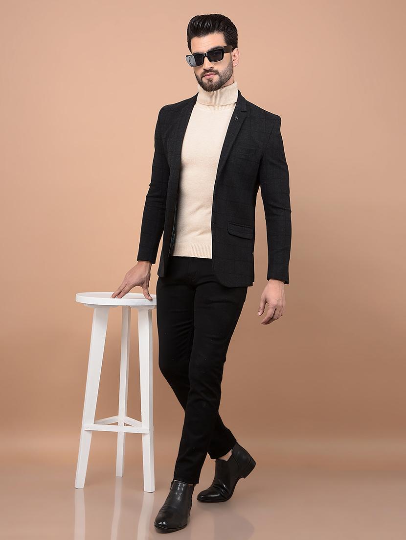 men single breasted formal blazer - 21716491 - Standard Image - 3