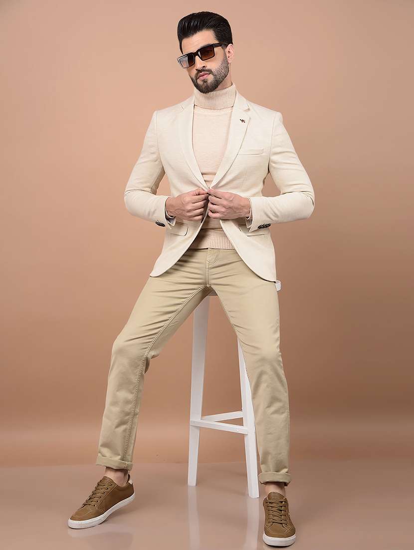 men single breasted formal blazer - 21716499 - Standard Image - 5