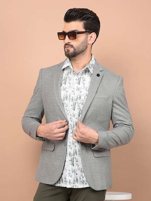 men single breasted formal blazer - 21716500 -  Standard Image - 0