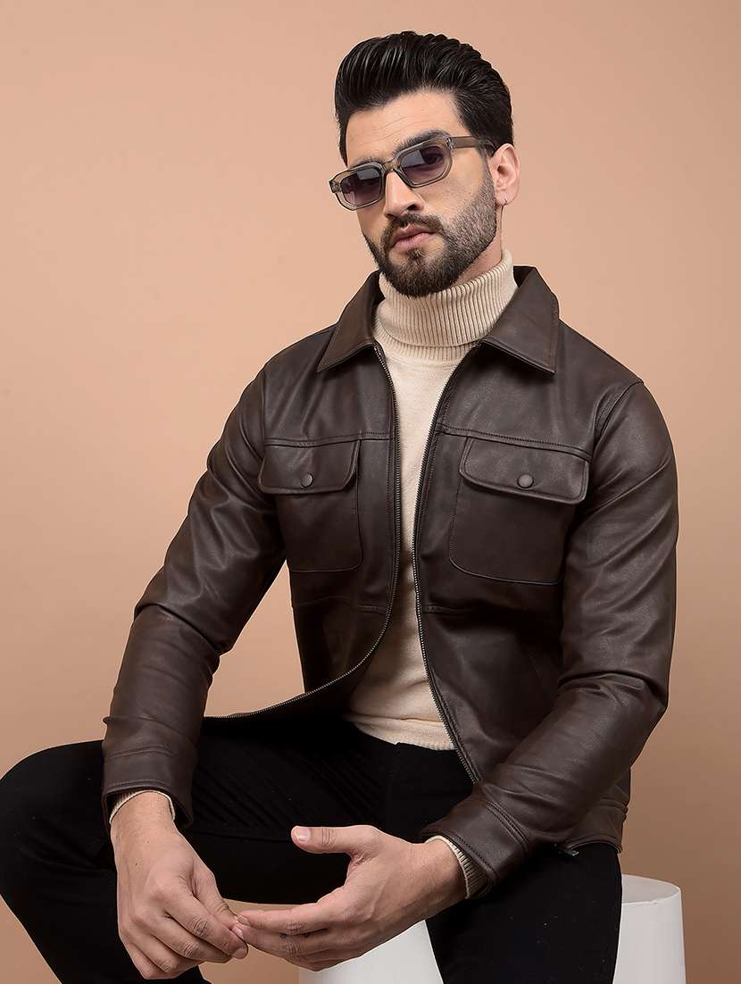 men long sleeves casual jacket - 21716511 - Standard Image - 3