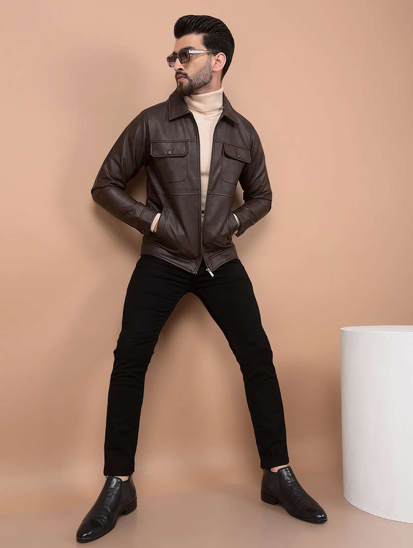 men long sleeves casual jacket - 21716511 - Standard Image - 5